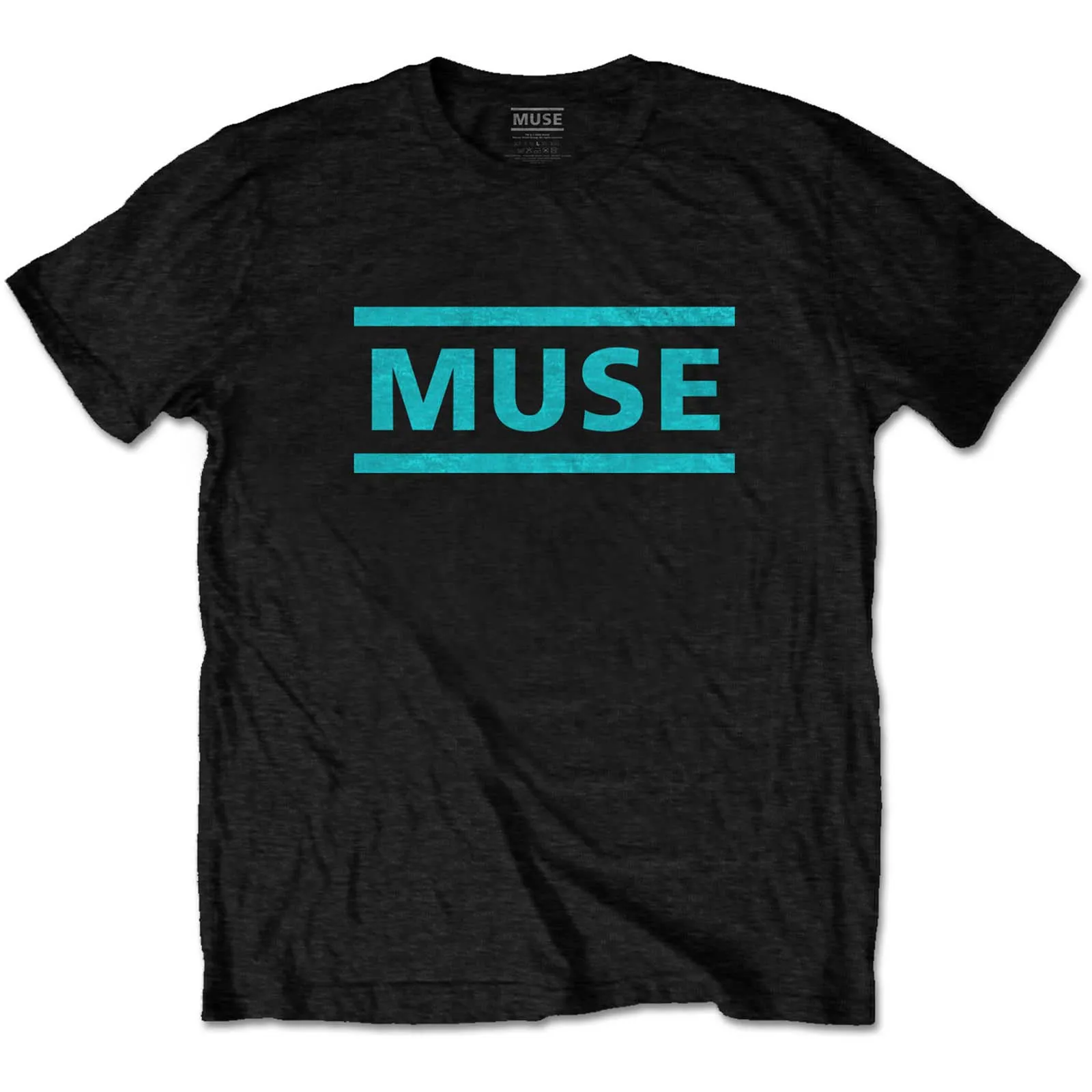 Muse - Unisex T-Shirt Light Blue Logo artwork