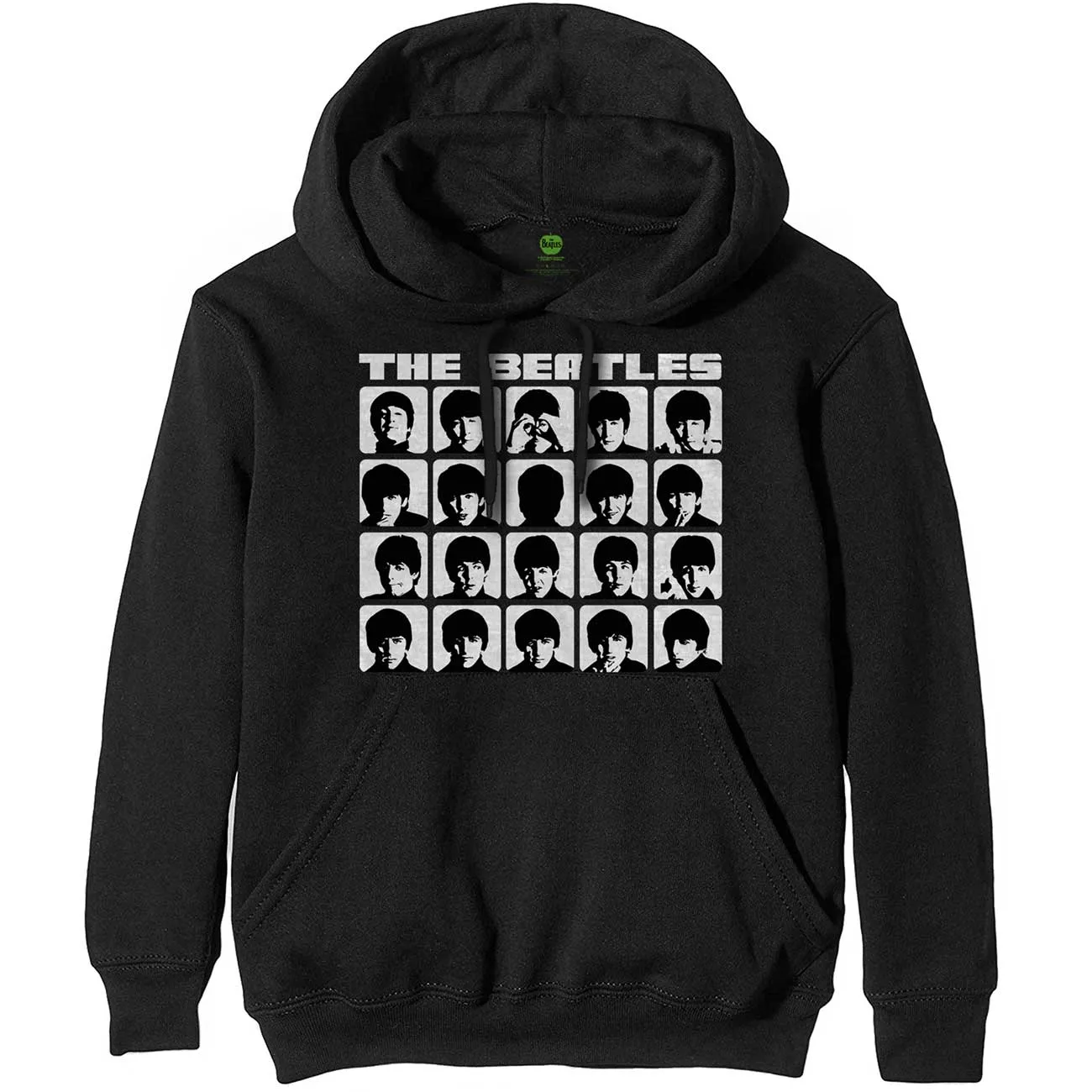 The Beatles - Unisex Pullover Hoodie Hard Days Night Faces Mono artwork