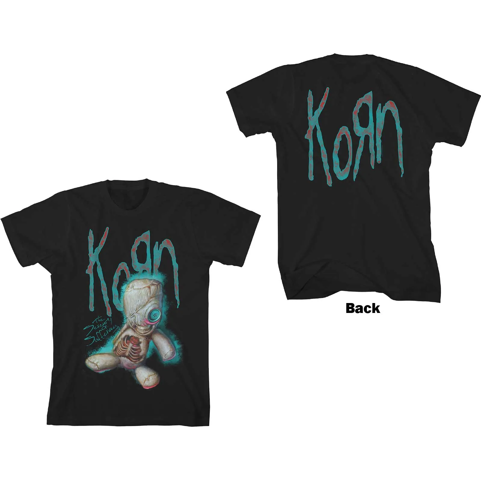 Korn - Unisex T-Shirt SoS Doll Back Print artwork
