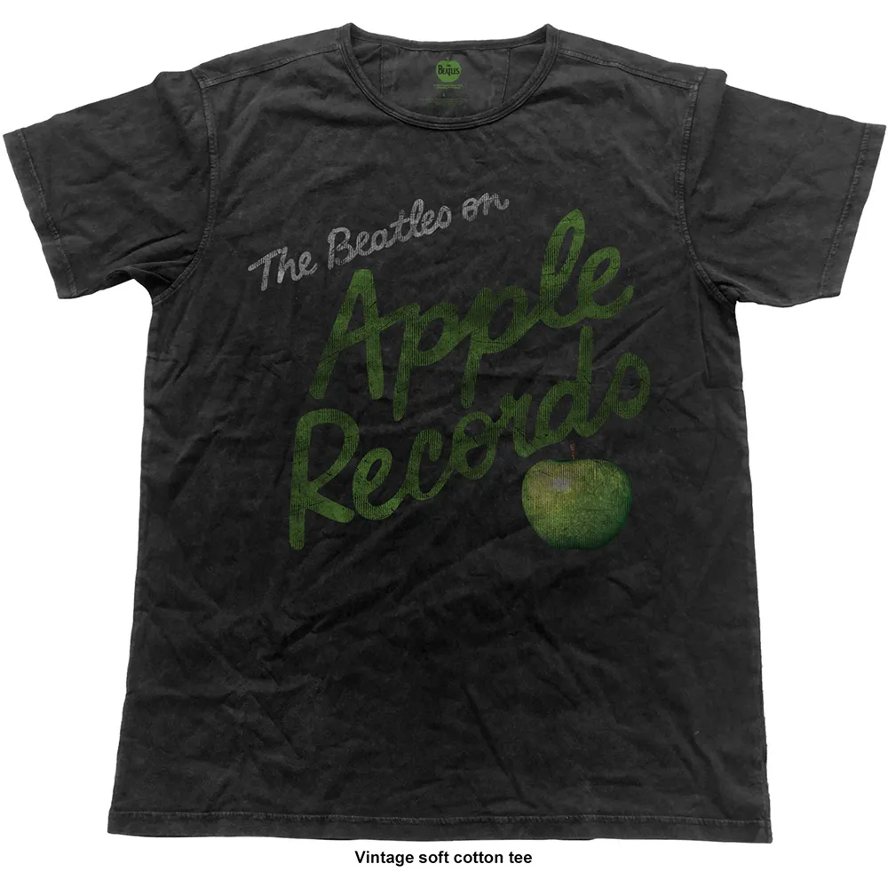 The Beatles - Unisex Vintage T-Shirt Apple Records artwork