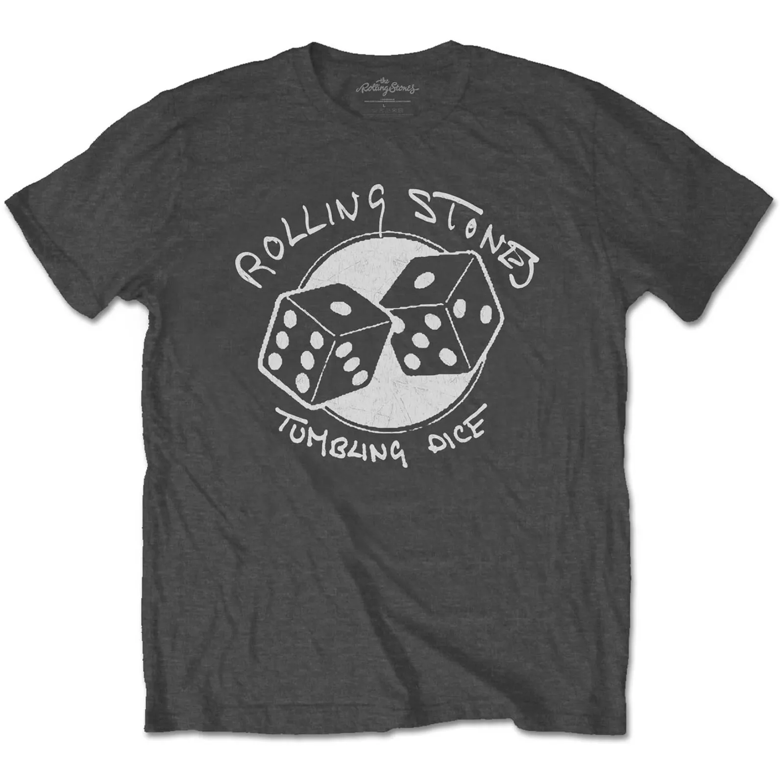 The Rolling Stones - Unisex T-Shirt Tumbling Dice artwork