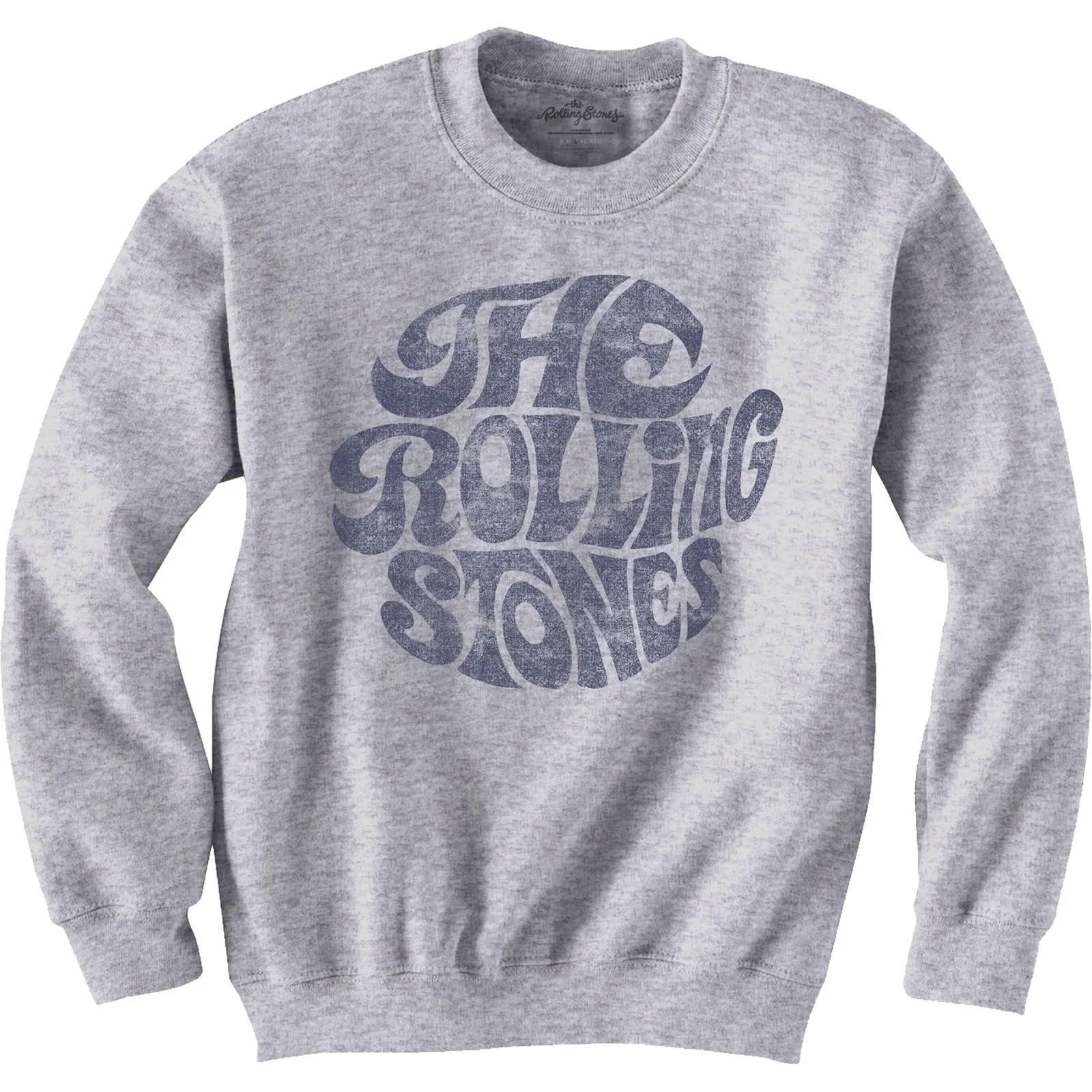 The Rolling Stones - Unisex Sweatshirt Vintage 70s Logo artwork