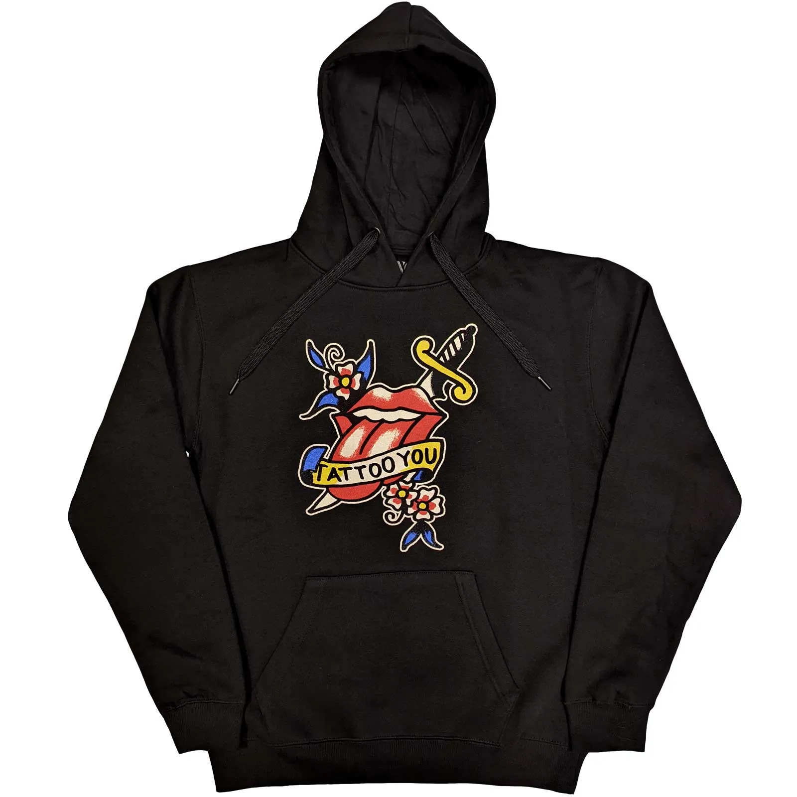 The Rolling Stones - Unisex Pullover Hoodie Tattoo You Lick artwork