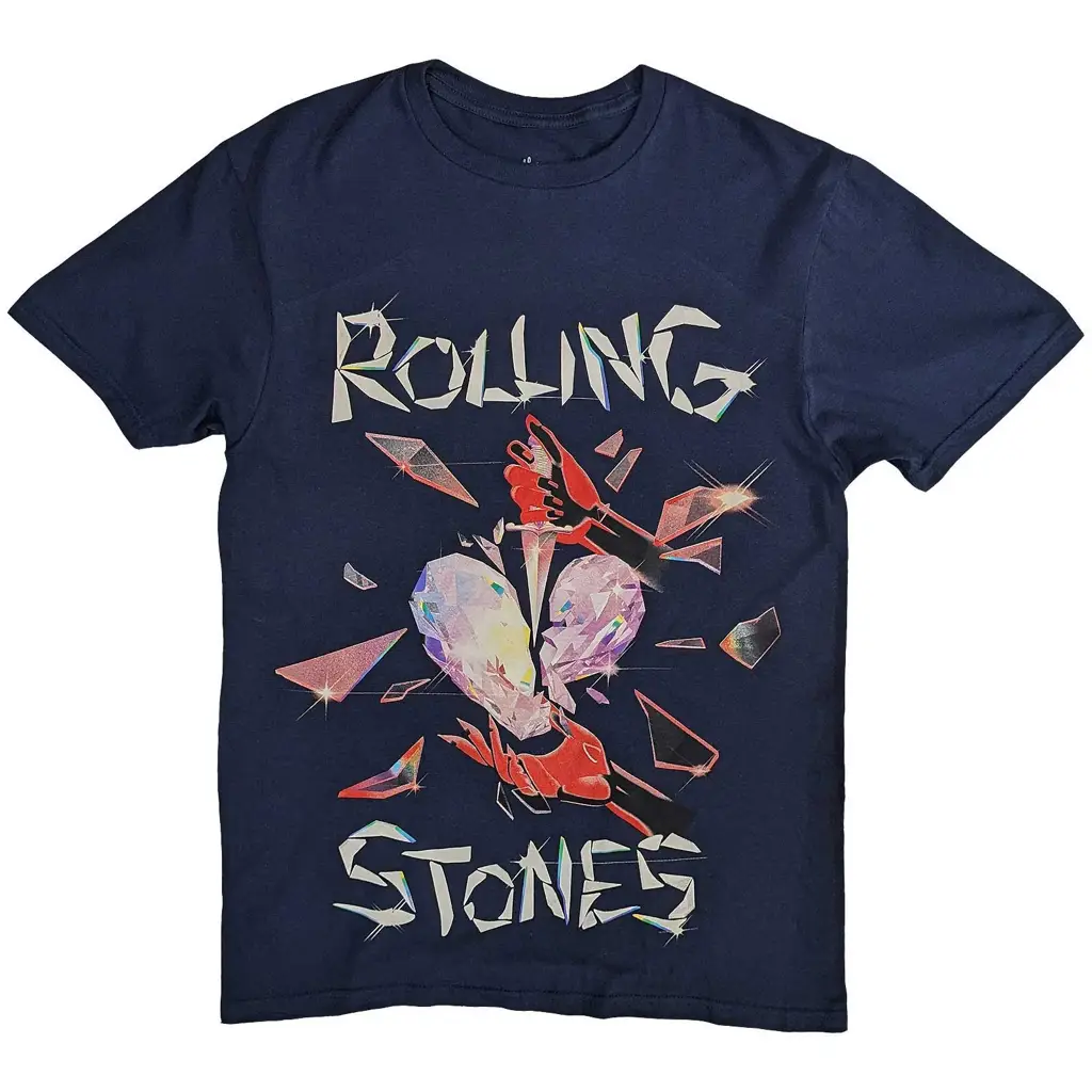 The Rolling Stones The Rolling Stones Unisex T Shirt Hackney Diamonds Heart Hackney Diamonds 4509