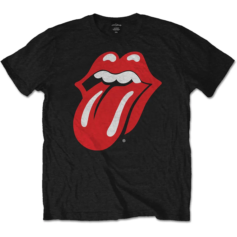 The Rolling Stones - Unisex T-Shirt Classic Tongue artwork