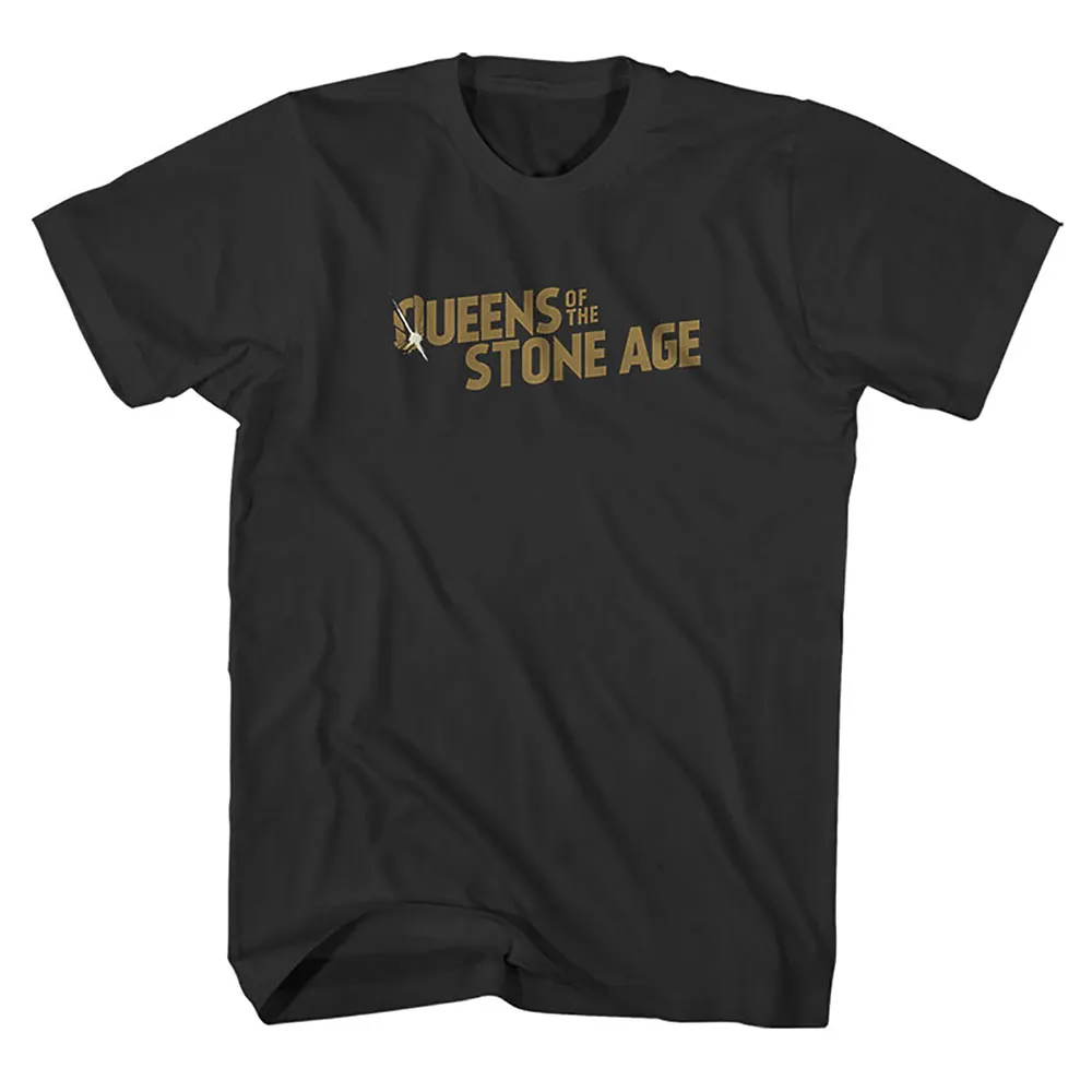 Queens Of The Stone Age - Unisex T-Shirt Bullet Shot Logo artwork