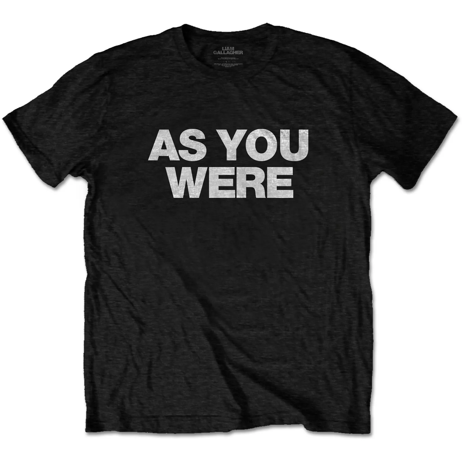 Liam Gallagher - Unisex T-Shirt As You Were artwork