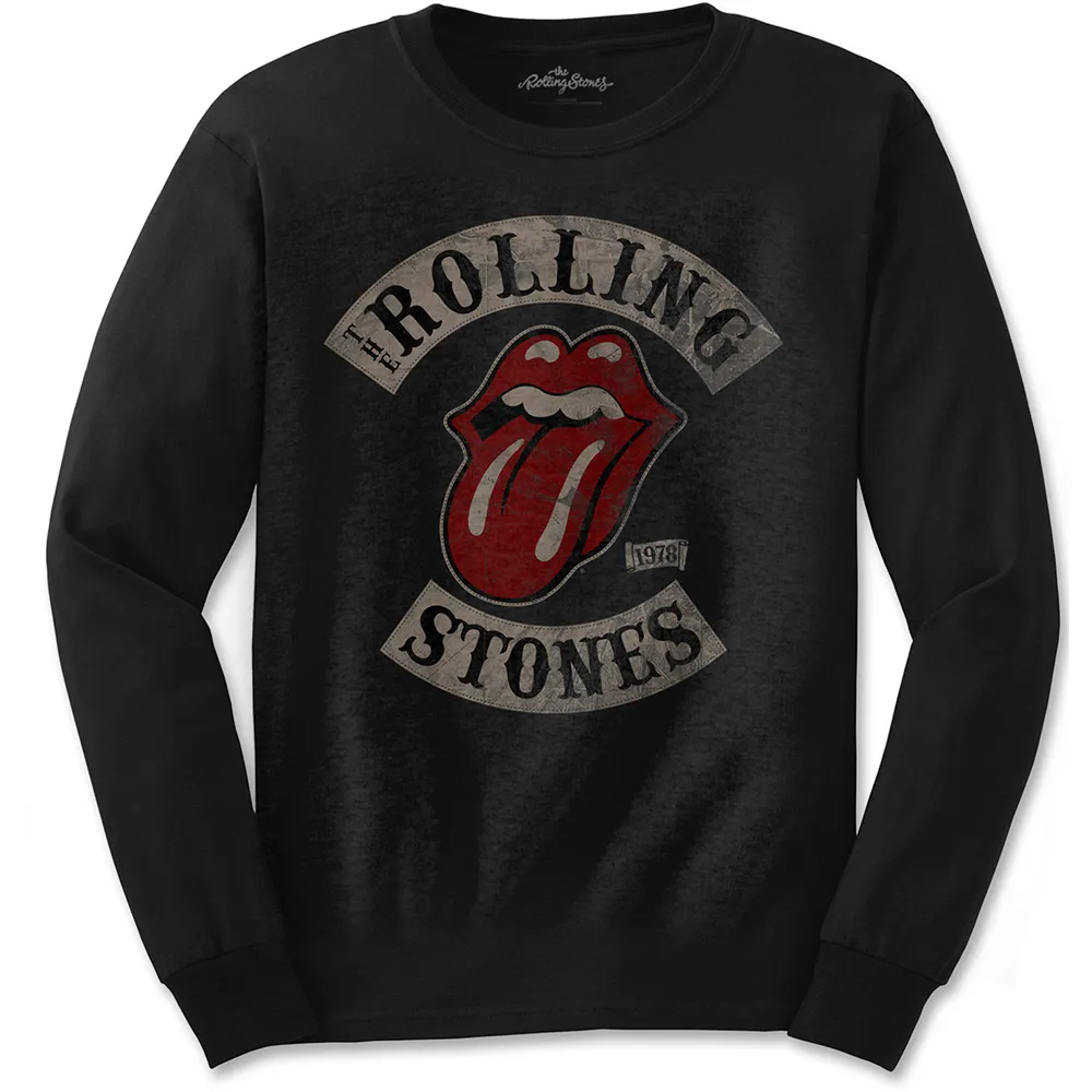 The Rolling Stones - Unisex Long Sleeve T-Shirt Tour '78 artwork