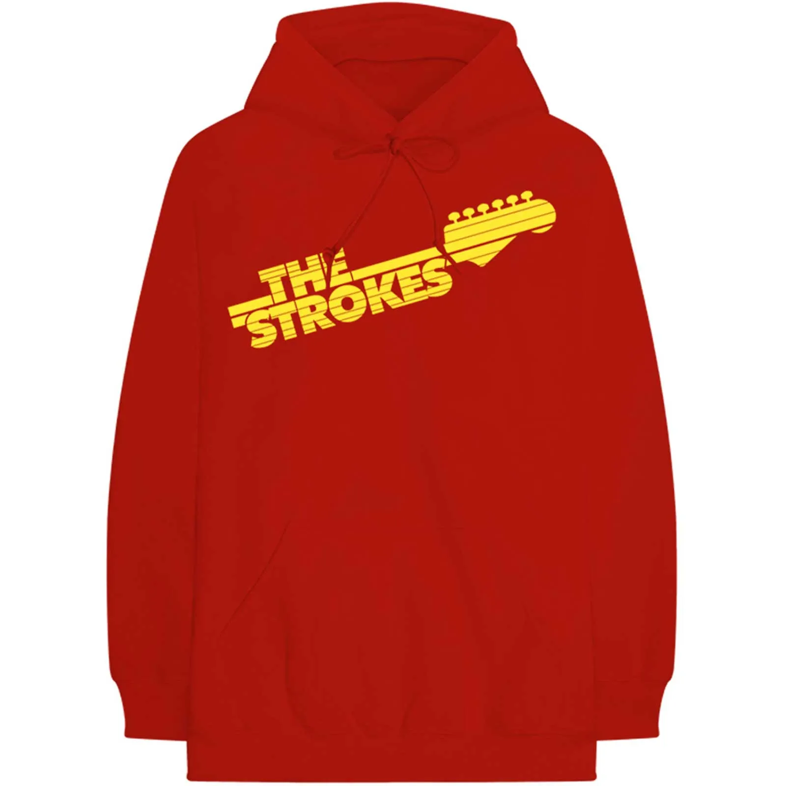 The Strokes - Unisex Pullover Hoodie Guitar Fret Logo artwork