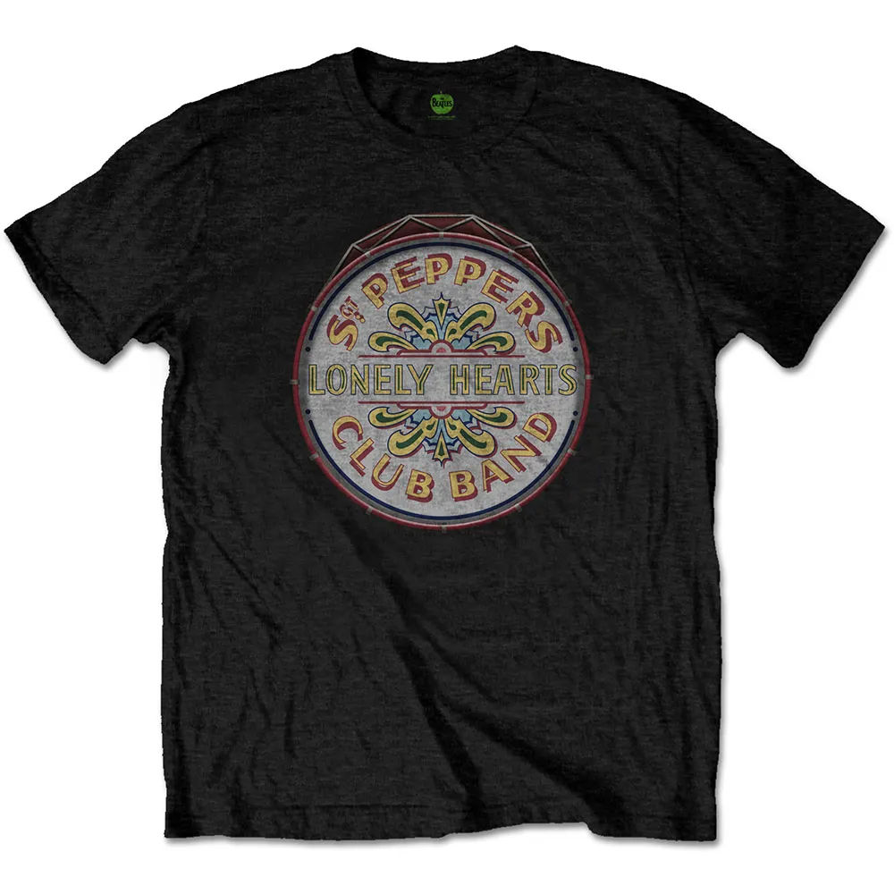 The Beatles - Unisex T-Shirt Original Pepper Drum artwork