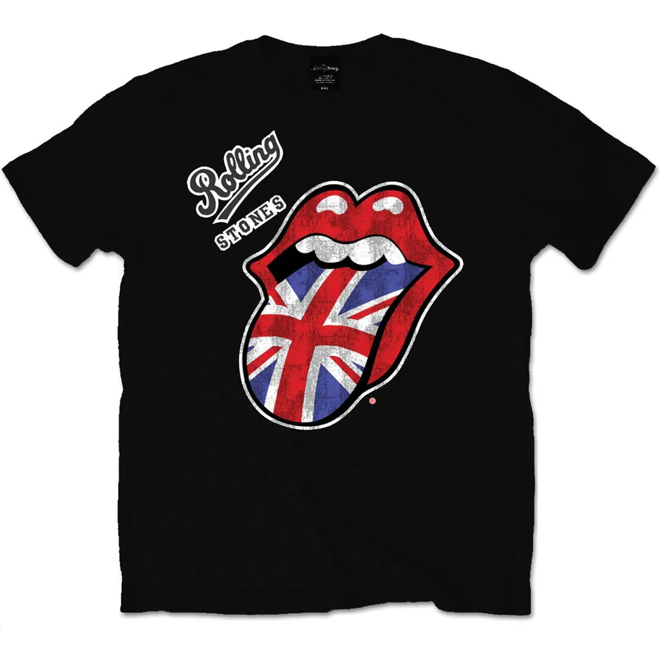 The Rolling Stones - Unisex T-Shirt Vintage British Tongue artwork