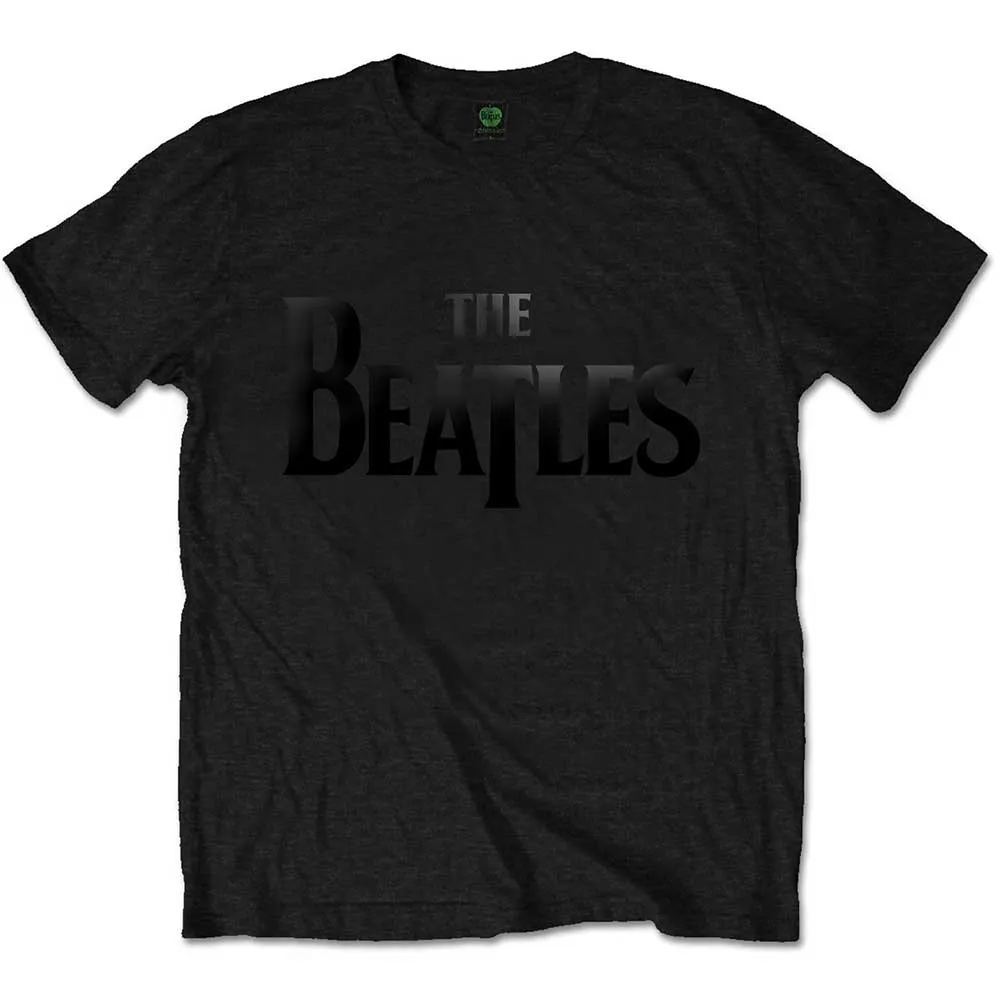 The Beatles - Unisex T-Shirt Drop T Logo Gloss Print artwork