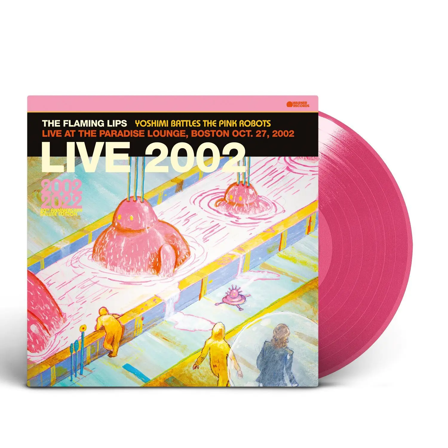 <strong>The Flaming Lips - Yoshimi Battles The Pink Robots - Live at the Paradise Lounge, Boston Oct. 27, 2002 - Black Friday 2023</strong> (Vinyl LP - pink)
